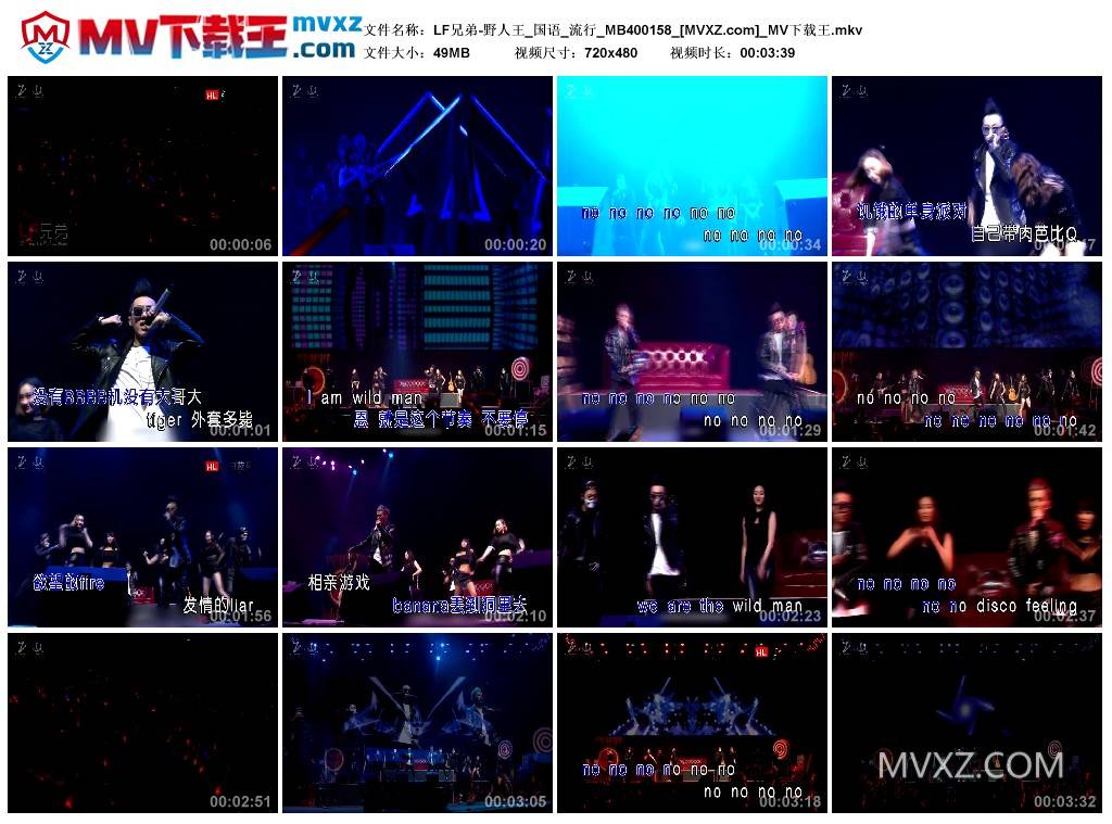 LF兄弟-野人王_国语_流行_MB400158